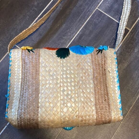 Summer straw handbag  - Picture 6 of 8
